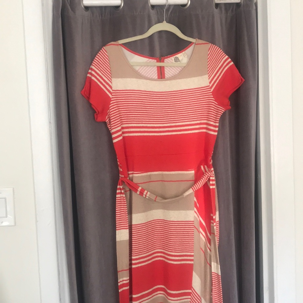 Anthropologie patterned wiggle dress